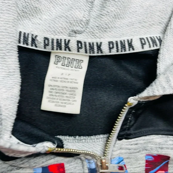 Victoria’s Secret PINK Hawaiian Print hoodie - Picture 3 of 7